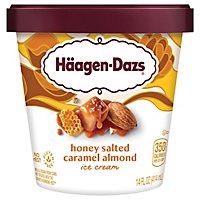 Haagen-Dazs Honey Salted Caramel Almond - 14 Fl. Oz. - Image 3