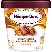 Haagen-Dazs Honey Salted Caramel Almond - 14 Fl. Oz. - Image 1