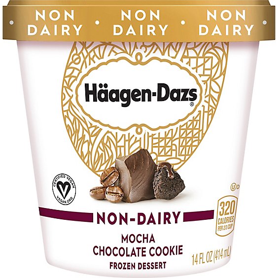 Haagen-Dazs Non Dairy Ice Cream Mocha Co - 14 Fl. Oz.