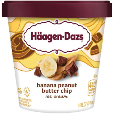 Haagen-Dazs Banana Peanut Butter Chocola - 14 Fl. Oz. - Image 3