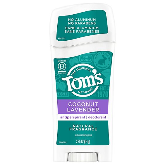Toms of Maine Antiperspirant Deodorant Coconut Lavender - 2.25 Oz