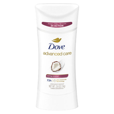 Dove Advanced Care Antiperspirant Deodorant Stick Caring Coconut - 2.6 Oz - Image 3