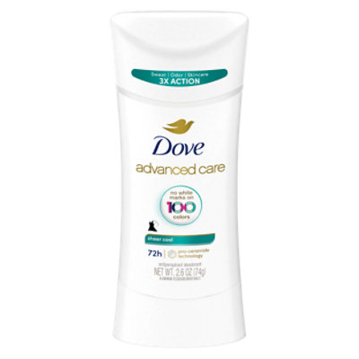 Dove Advanced Care Antiperspirant Deodorant Stick 48h Sheer Cool - 2.6 Oz - Image 3