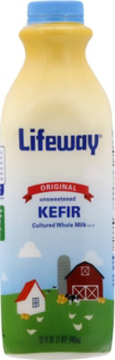 Lifeway Kefir Plain Low Fat Milk Smoothie - 32 fl oz