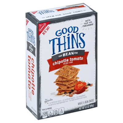 Good Thins Crackers Bean Chipotle Tomato - 6.5 Oz