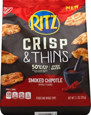 Ritz Crks Crsp&Thin Smkd Chipotle - 7.1 Oz - Image 2