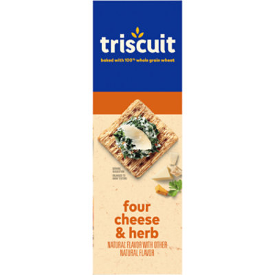 Triscuit Four Cheese and Herb Whole Grain Wheat Crackers - 8.5 Oz - Image 2