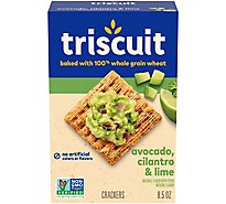 Triscuit Crackers Wheat Whole Grain Avocado Cilantro & Lime - 8.5 Oz