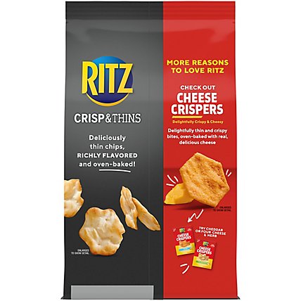 RITZ Crisp And Thins Original With Creamy Onion And Sea Salt Chips Family Size - 10 Oz - Image 6