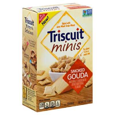 Triscuit Crackers Mini Smoked Gouda - 8 Oz