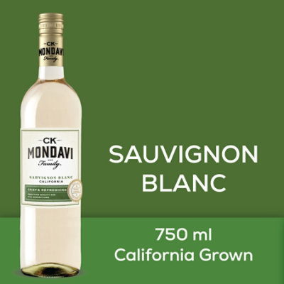 CK Mondavi Wine Sauvignon Blanc California - 750 Ml - Image 1