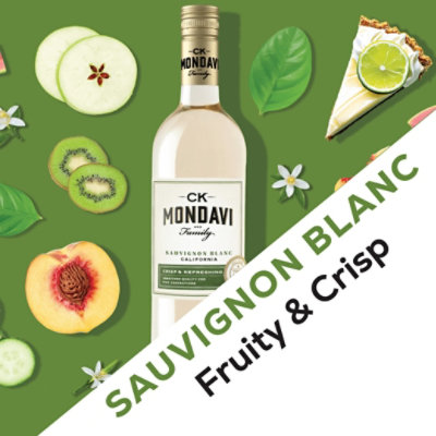 CK Mondavi Wine Sauvignon Blanc California - 750 Ml - Image 5