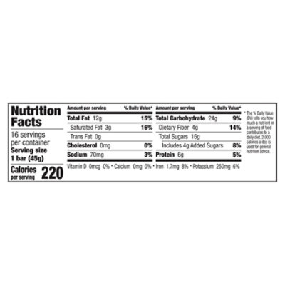Larabar Fruit & Nut Food Bar Peanut Butter Chocolate Chip - 16-1.6 Oz - Image 3