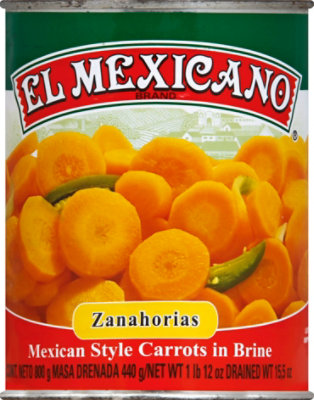El Mexicano Zanahorias En Escabeche Can - 26 Oz - Image 2