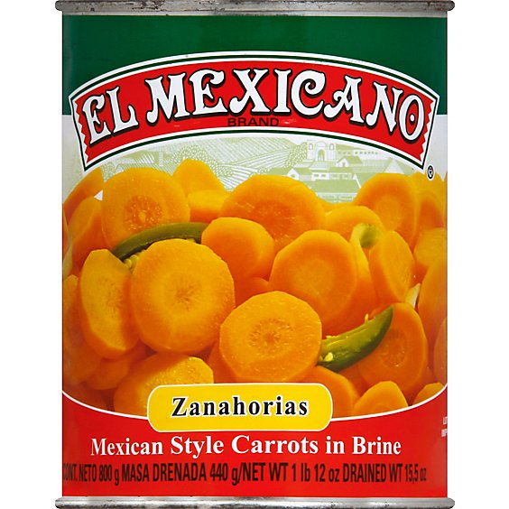 El Mexicano Zanahorias En Escabeche Can - 26 Oz