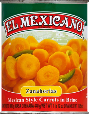 El Mexicano Zanahorias En Escabeche Can - 26 Oz