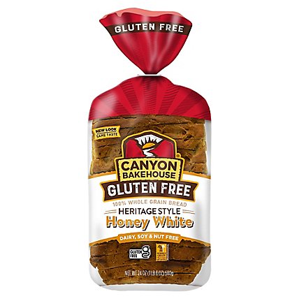 Canyon Bakehouse Hertiage Style Honey White Gluten Free Bread Large-Sliced Frozen - 24 Oz - Image 2