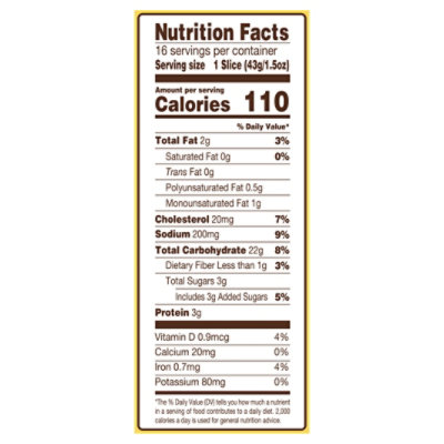Canyon Bakehouse Hertiage Style Honey White Gluten Free Bread Large-Sliced Frozen - 24 Oz - Image 3