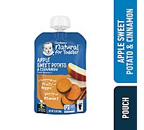 Gerber Natural Apple Sweet Potato with Cinnamon Toddler Food Pouch - 3.5 Oz