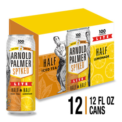 Arnold Palmer Spiked Half & Half Lite Beer 4.5% ABV Cans - 12-12 Fl. Oz. - Image 1