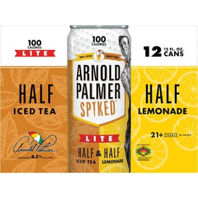 Arnold Palmer Spiked Half & Half Lite Beer 4.5% ABV Cans - 12-12 Fl. Oz. - Image 2