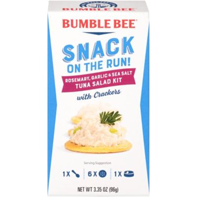 Bumble Bee Snack On The Run with Crackers Tuna Salad Rosemary Garlic & Sea Salt - 3.35 Oz - Image 3