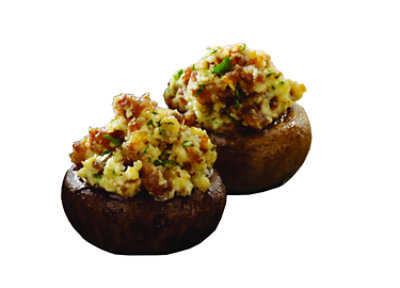 Meat Counter Take & Bake Cremini Mushrooms With Sausage & Cheese 0.50 LB