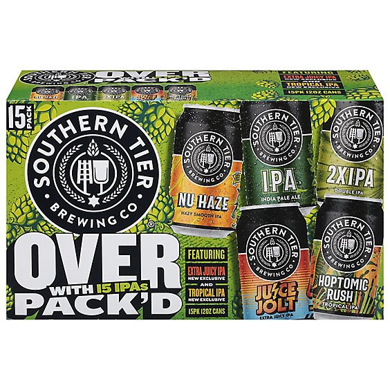 Southern Tier Brewing Company Overpacke Beer Mixed Pack - 15 Count