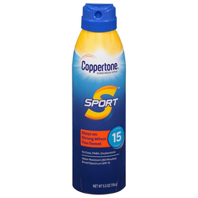Coppertone Sport Spray Spf15 - 5.5 Fl. Oz.