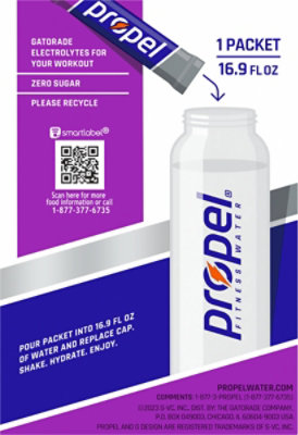 Propel Water Beverage Mix With Electrolytes Grape - 10-0.08 Oz - Image 6