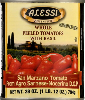 Alessi Whole Peeled Tomatoes - 28 Oz - Image 2