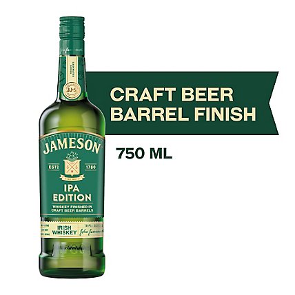 Jameson Whiskey Irish Caskmates IPA Edition 80 Proof - 750 Ml - Image 1