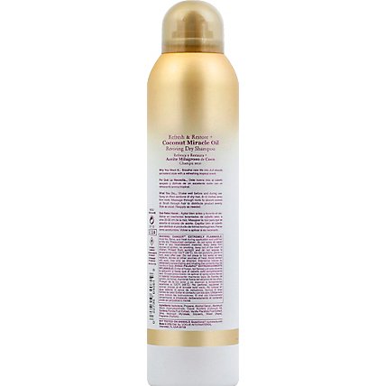 OGX Extra Strength Refresh & Restore Plus Coconut Miracle Oil Dry Shampoo - 5 Oz - Image 3