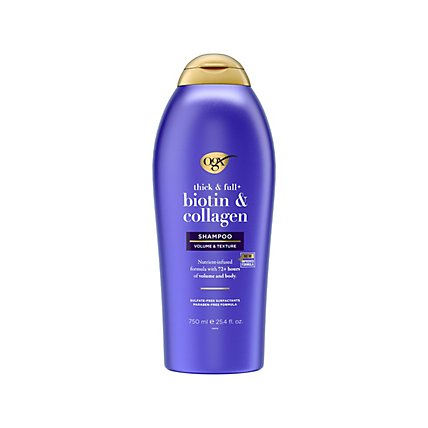 OGX Thick & Full Plus Biotin & Collagen Volumizing Shampoo - 25.4 Fl. Oz. - Image 2