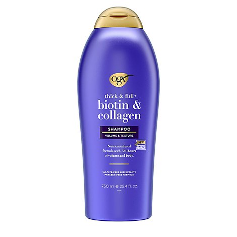 OGX Thick & Full Plus Biotin & Collagen Volumizing Shampoo - 25.4 Fl. Oz.