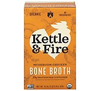 Kettle & Fire Bone Broth Mushroom Chicken - 16.2 Fl. Oz.