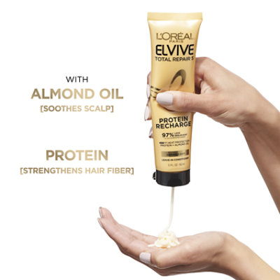L'Oreal Paris Elvive Total Repair 5 Protein Recharge Leave-In Conditioner - 5.1 Fl. Oz. - Image 2