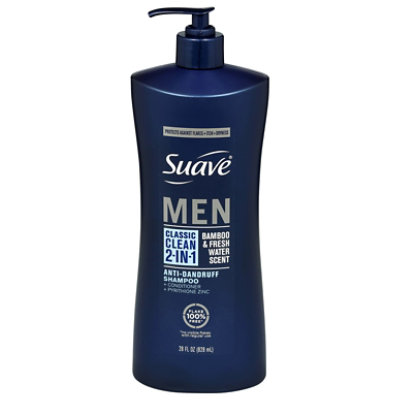 Suave Professionals Men Shampoo & Conditioner 2 In 1 Anti Dandruff Classic Clean - 28 Fl. Oz. - Image 1