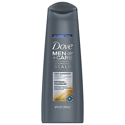Dove Men+Care Dermacare Scalp Shampoo & Conditioner 2 In 1 Dryness + Itch Relief - 12 Oz - Image 1