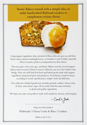 Rustic Bakery Citrus Ginger Thyme Artisan Crisps - 5 Oz - Image 6
