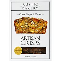 Rustic Bakery Citrus Ginger Thyme Artisan Crisps - 5 Oz - Image 2