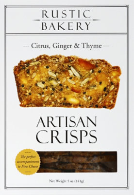 Rustic Bakery Citrus Ginger Thyme Artisan Crisps - 5 Oz - Image 2
