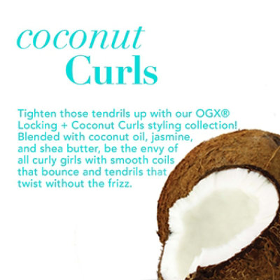 OGX Locking + Coconut Curls Decadent Creamy Mousse - 7.9 Oz - Image 3