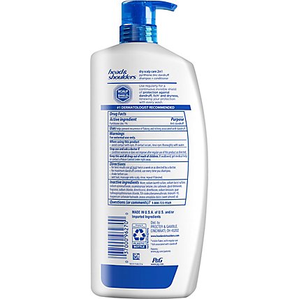 Head & Shoulders Dry Scalp Care Anti Dandruff 2-in-1 Shampoo + Conditioner - 32.1Oz - Image 5