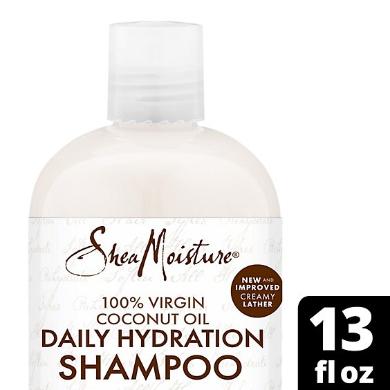 SheaMoisture Shampoo Daily Hydration 100% Virgin Coconut Oil - 13 Fl. Oz.