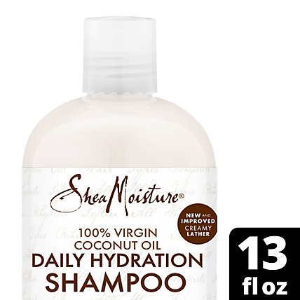 SheaMoisture Shampoo Daily Hydration 100% Virgin Coconut Oil - 13 Fl. Oz. - Image 1
