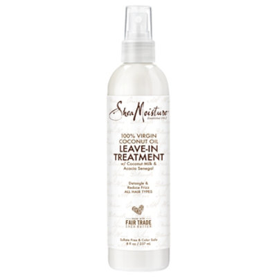 SheaMoisture Leave In Treatment 100% Virgin Coconut Oil - 8 Fl. Oz. - Image 3