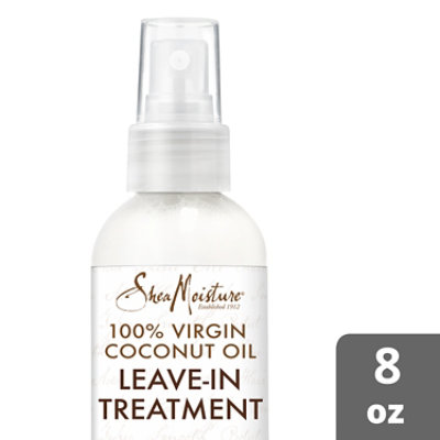 SheaMoisture Leave In Treatment 100% Virgin Coconut Oil - 8 Fl. Oz. - Image 1