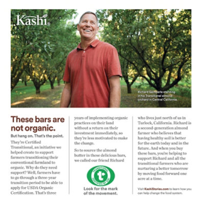 Kashi Chewy Nut Butter Bars Double Chocolate Almond Butter 5 Count - 6.15 Oz - Image 6