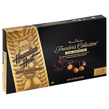Hawaiian Host Box Dark Chocolate - 7 Oz - Image 1